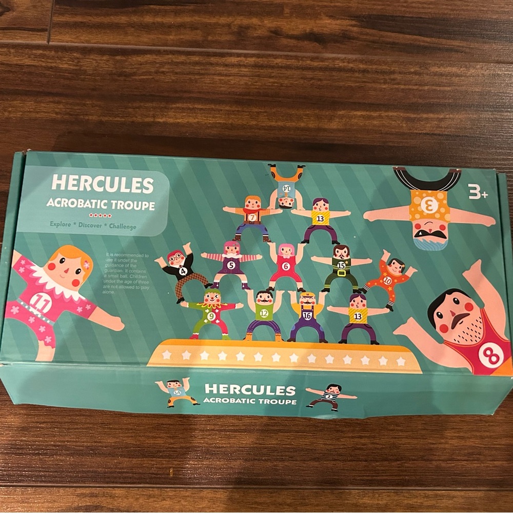 16Pcs Circus Hercules Acrobatic Troupe